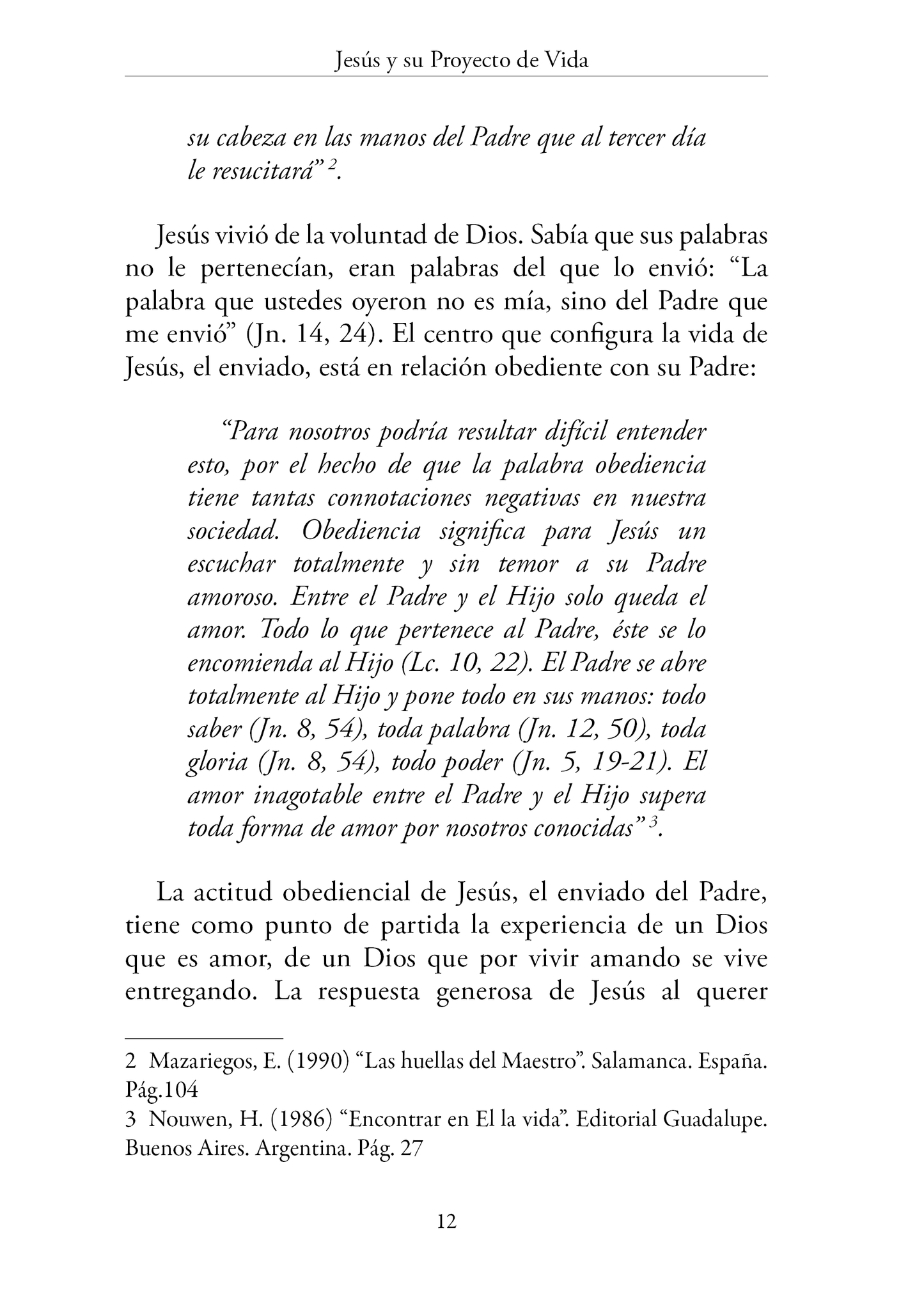 ¡Nuevo! Jesús y su proyecto de vida [PDF]