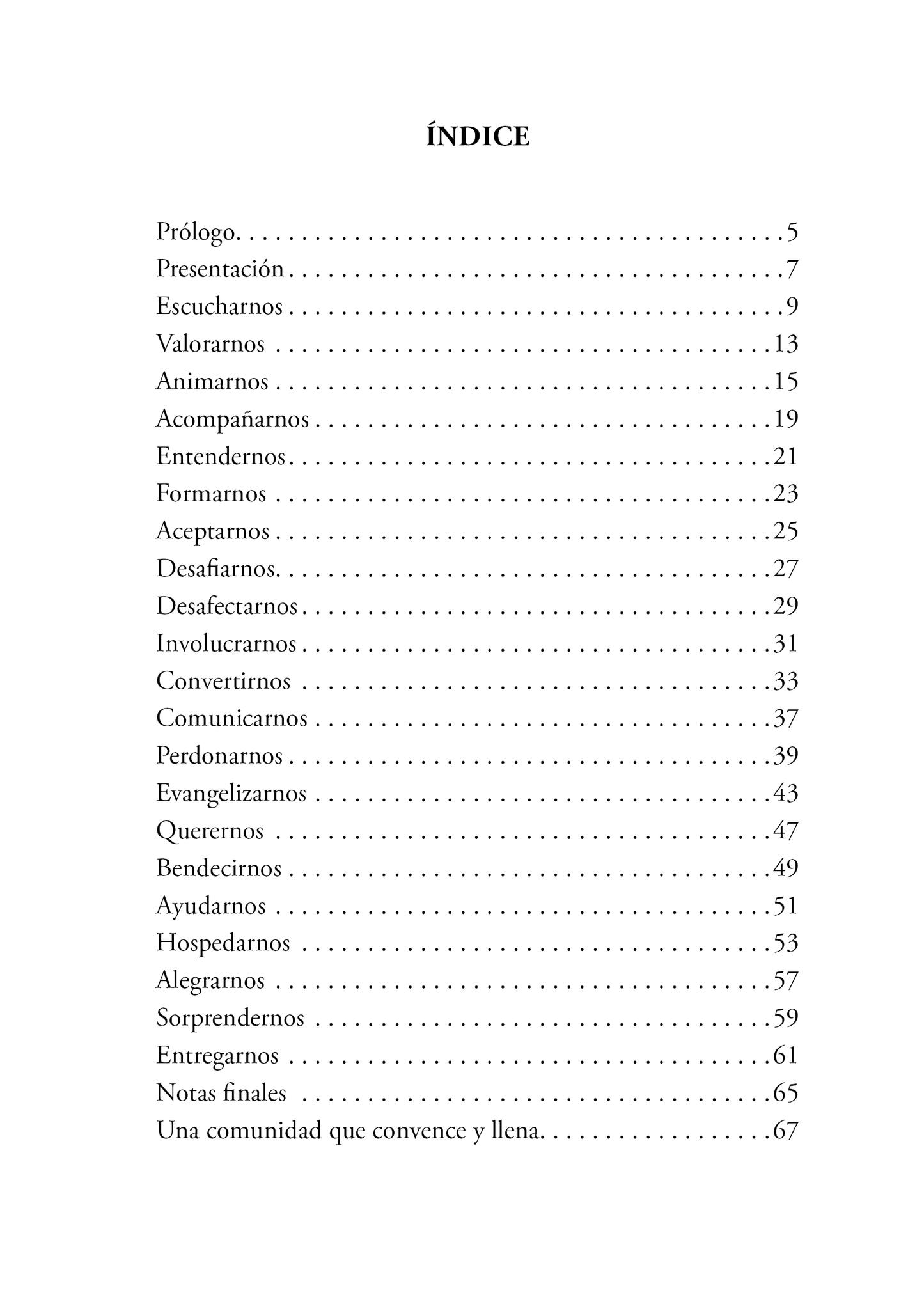 Disfrutar de la vida compartida en "La Vida de Comunidad" [PDF]